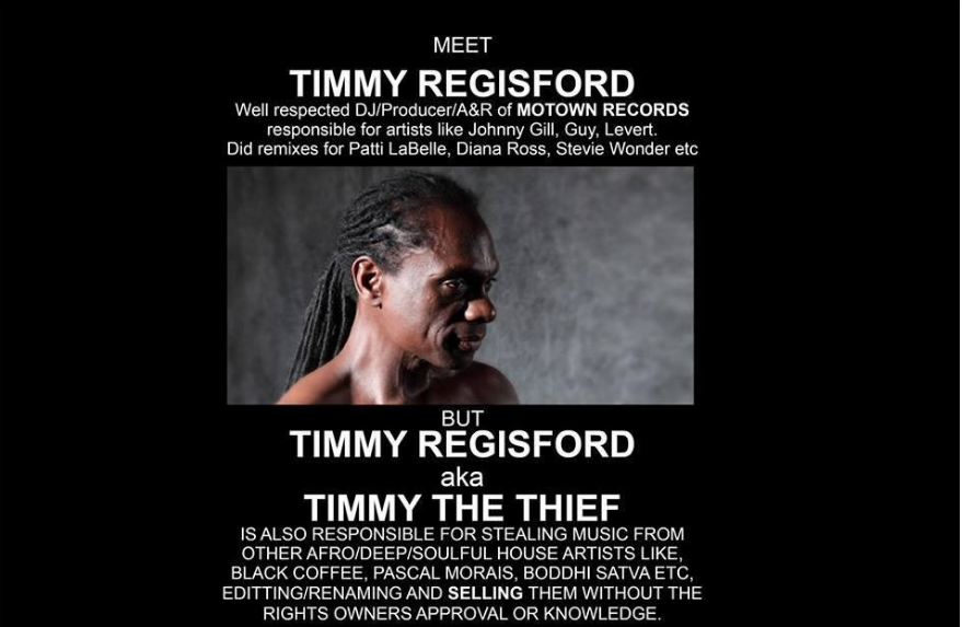 Timmy Regisford Accused of Stealing Music. Ugly Truth or Copyright Scare?