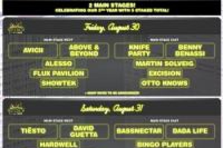 Electric Zoo Adds Second Main Stage PLUS Phase 1 Artist Lineup Announced!
