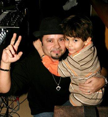Louie Vega and son