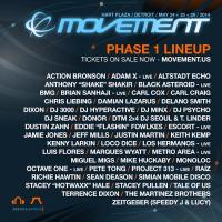 Movement Electronic Music Festival Releases Phase 1 Line Up And Official Trailer
